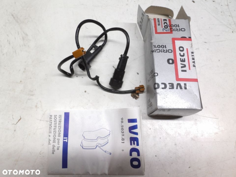 CZUJNIK KLOCKÓW HAMULCOWYCH  IVECO DAILY 06- 42556205 KOMPLET 2 SZTUKI ORYGINAŁ - 2