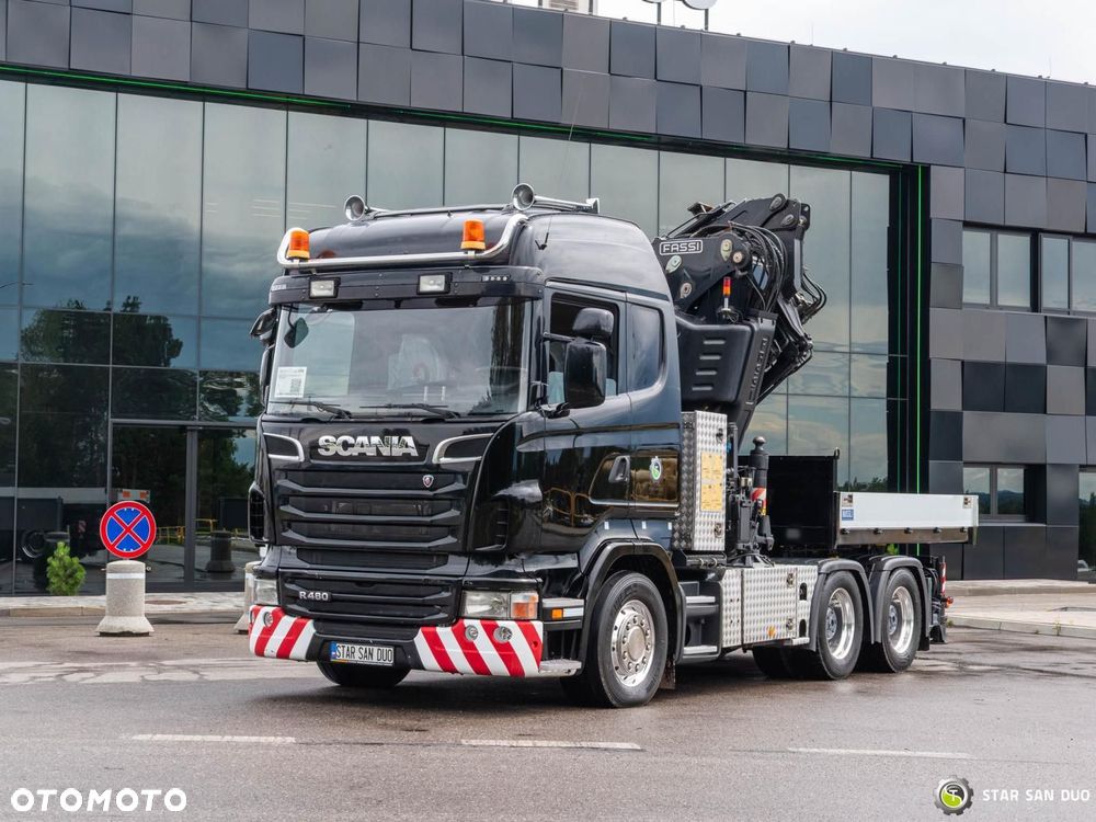 Scania R480 6x4 FASSI F660RA.2.26 HE-DYNAMIC HDS Żuraw Fly Jib Siodło - 25