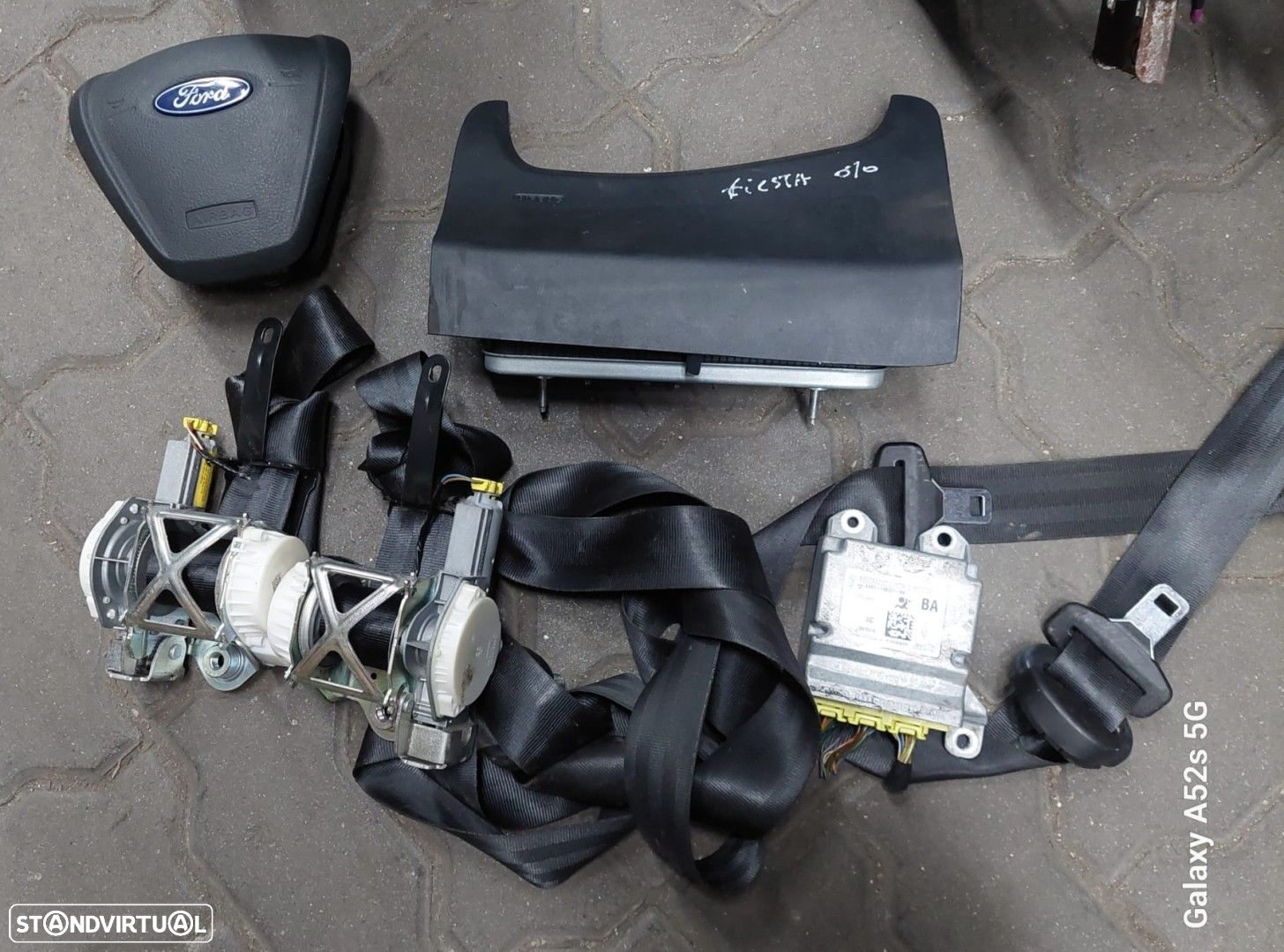 Conjunto airbags, pré-tensores e tablier para Ford Fiesta MK7 - 2
