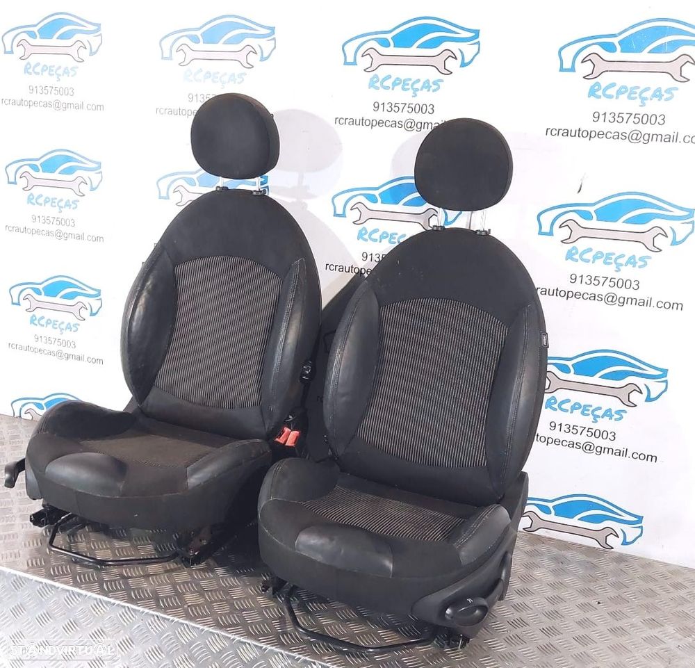 BANCO BANCOS MINI COOPER S R56 MINI ONE D COOPER D PELE TECIDO AIRBAG QUARTELA QUARTELAS - 12