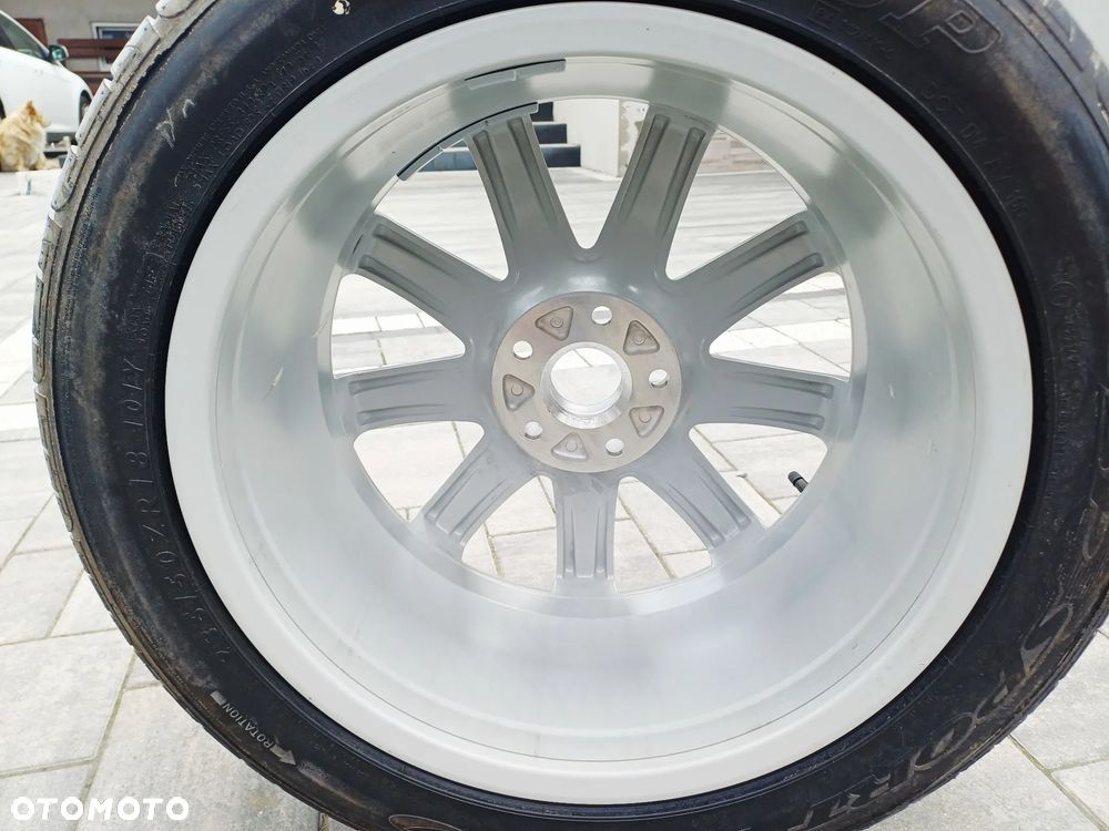 FELGA ALUMINIOWA AUDI S-LINE R18 5X112 ET43 8Jx18H2 4E0601025AB OPONA DUNLOP R18 235/50 LATO NR22 - 8