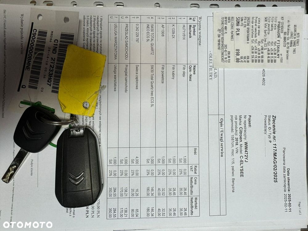 Citroën C-Elysée 2018