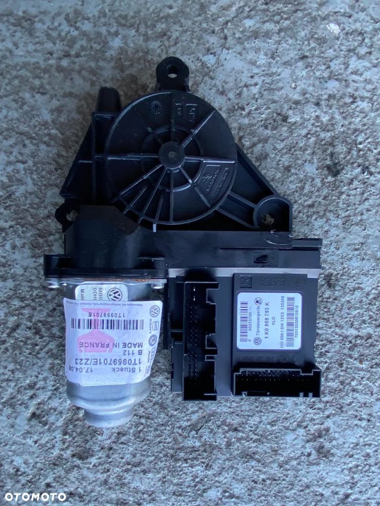 VW TOURAN SILNICZEK SZYB PRAWY PRZOD 1T09597E - 1