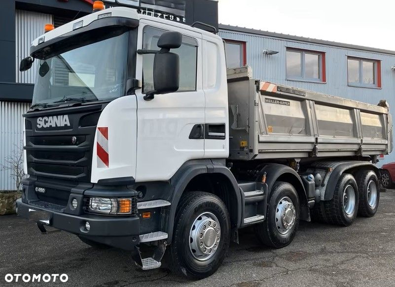 Scania G450 8x4 – Meiller 3-stronny wywrot – Bordmatik – Retarder – Euro 6 – 298.420 km - 1