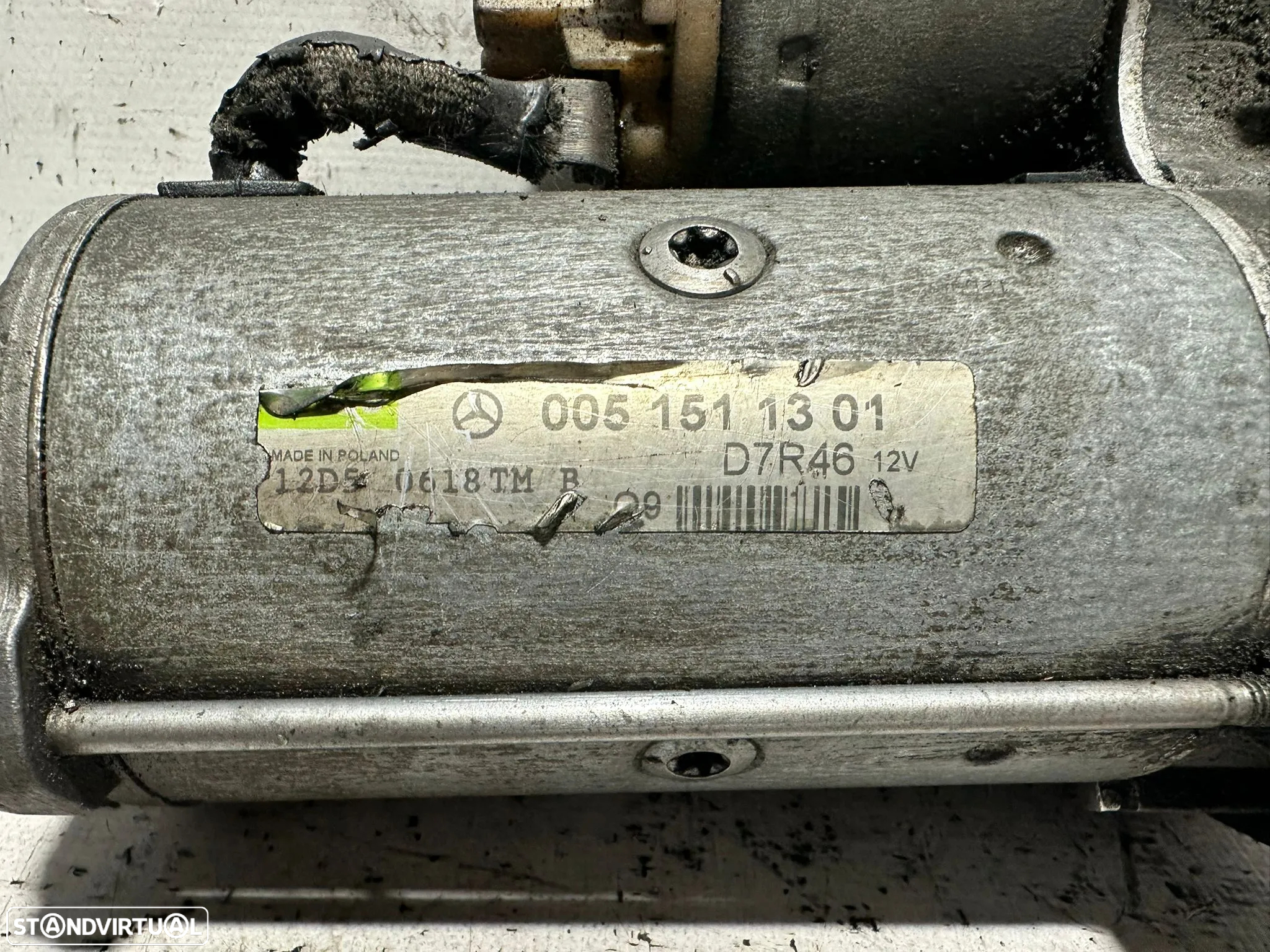 .Motor Arranque Original Mercedes Benz W203 W639 Classe B C E Vito A0051511301 - 6