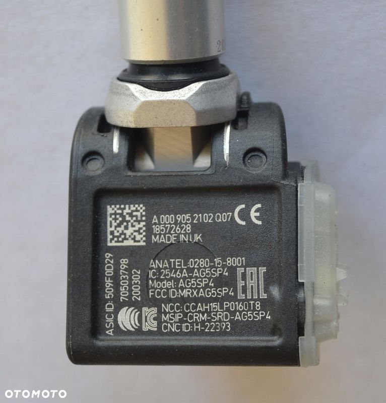CZUJNIK CIŚNIENIA TPMS BMW G20 G30 F40 F44 G23 G11 G12 G01 G05 DEMO C-201a - 6