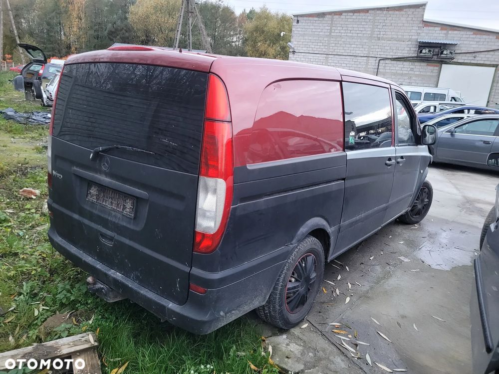 mercedes vito w639 maska zderzak lampa grill błotnik drzwi zbiornik paliwa szyba lusterko klamka - 4