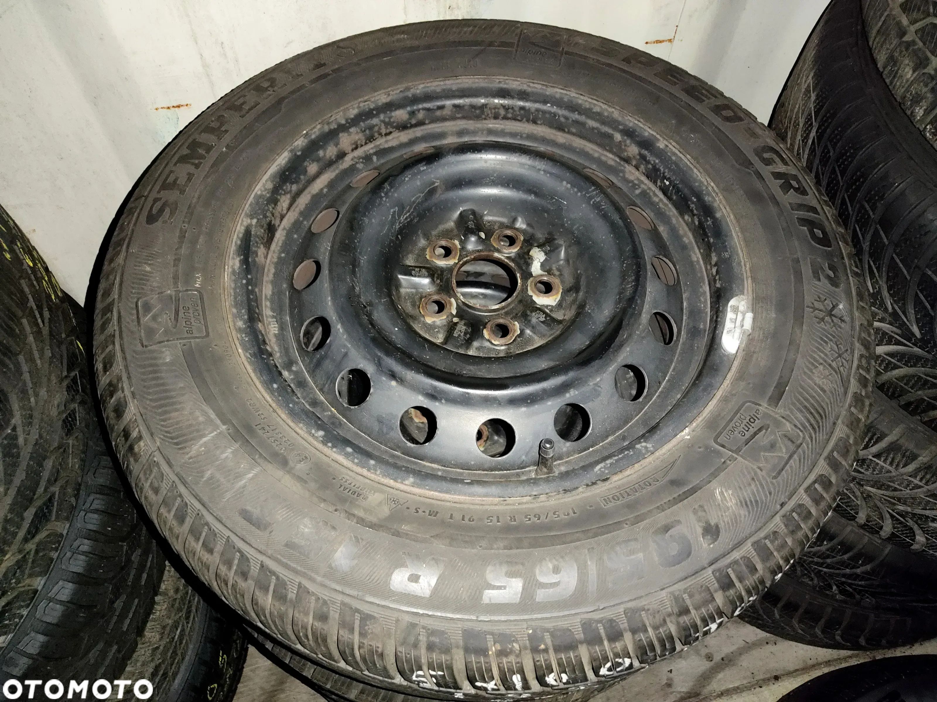 5x100 Felgi Stalowe Stal 15 Koła Zimowe Zima TOYOTA YARIS CARINA E AVENSIS I II PRIUS CELICA 195/65 Legnica ALU-RAD 8mm - 1