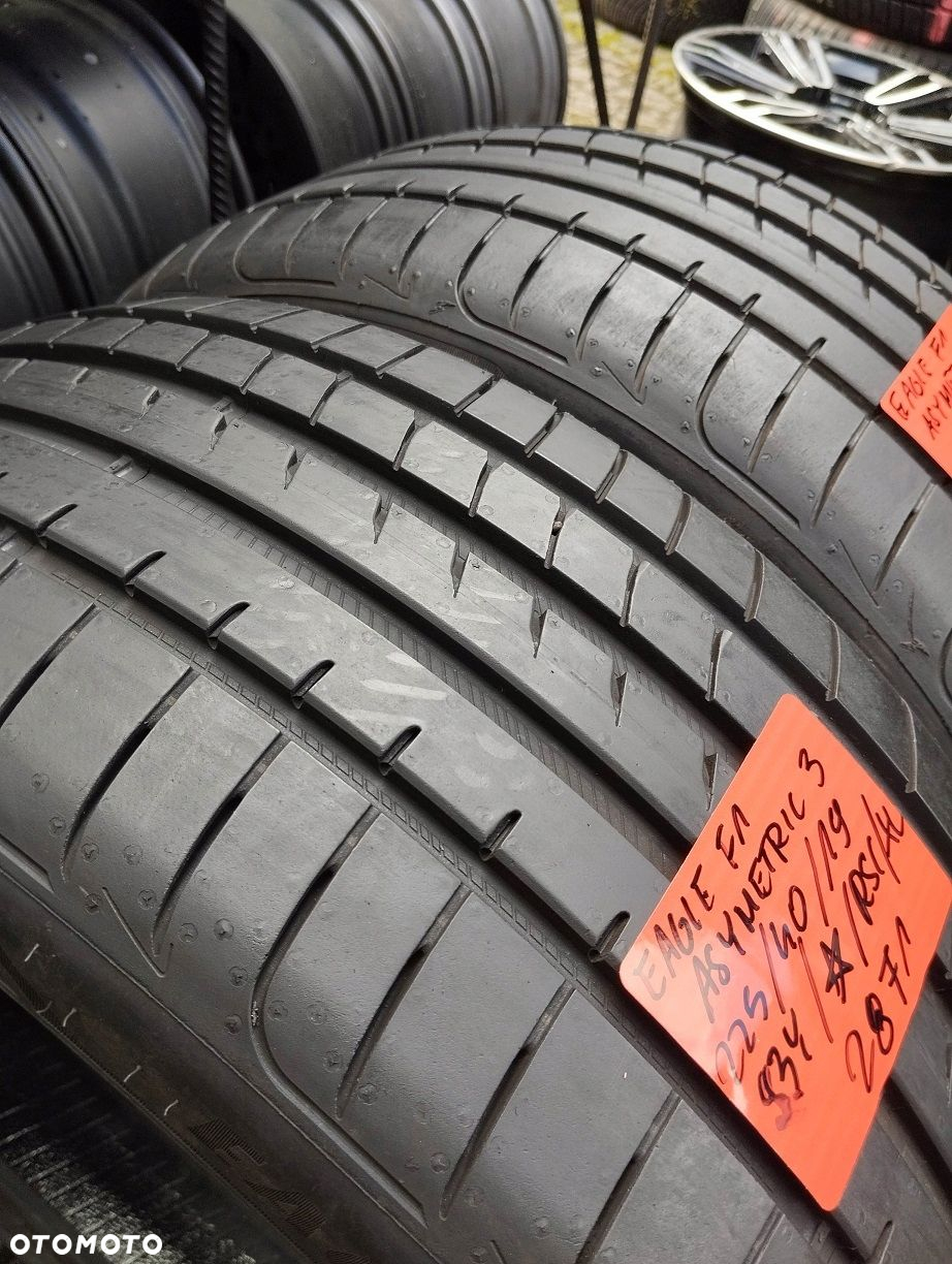 Goodyear Eagle F1 Asymmetric 3 225 40 19 93 Y rant run flat XL  - BMW 2szt - 2