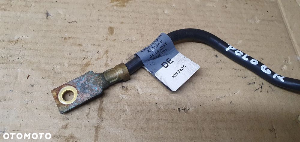 Klema minusowa akumulatora VW Polo V 6R 6R0971537N - 2