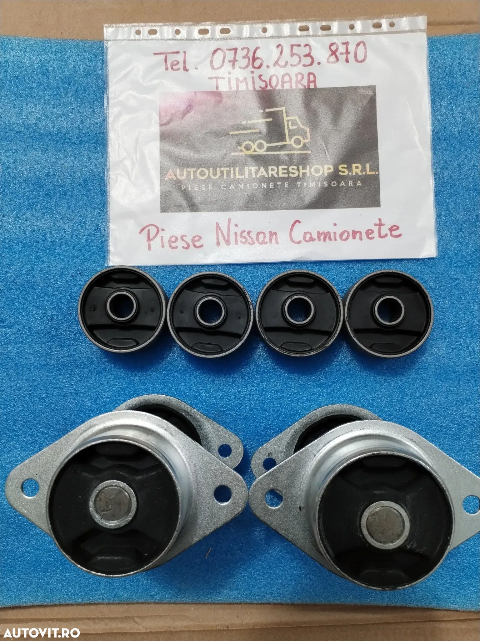 SUPORT CABINA NISSAN ATLEON NOU ORIGINAL TAMPON BUCSA CAUCIUC 95520LA20A - 19