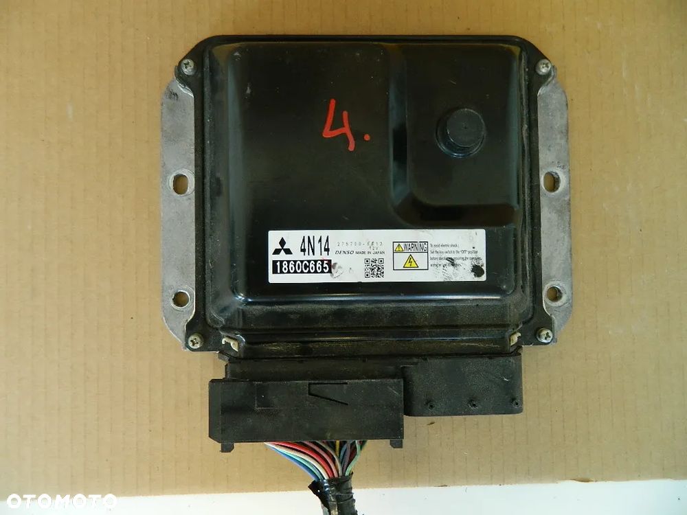 MITSUBISHI ASX 4WD 2.2 DI-D 4N14 STEROWNIK SILNIKA MODUŁ KOMPUTER 1860C665 - 1