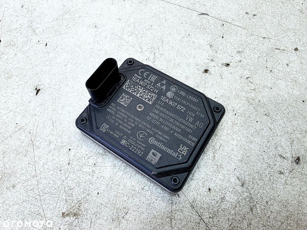 RADAR CZUJNIK DISTRONIC SENSOR ACC AUDI Q4 E-TRON 1EA907572H - 2