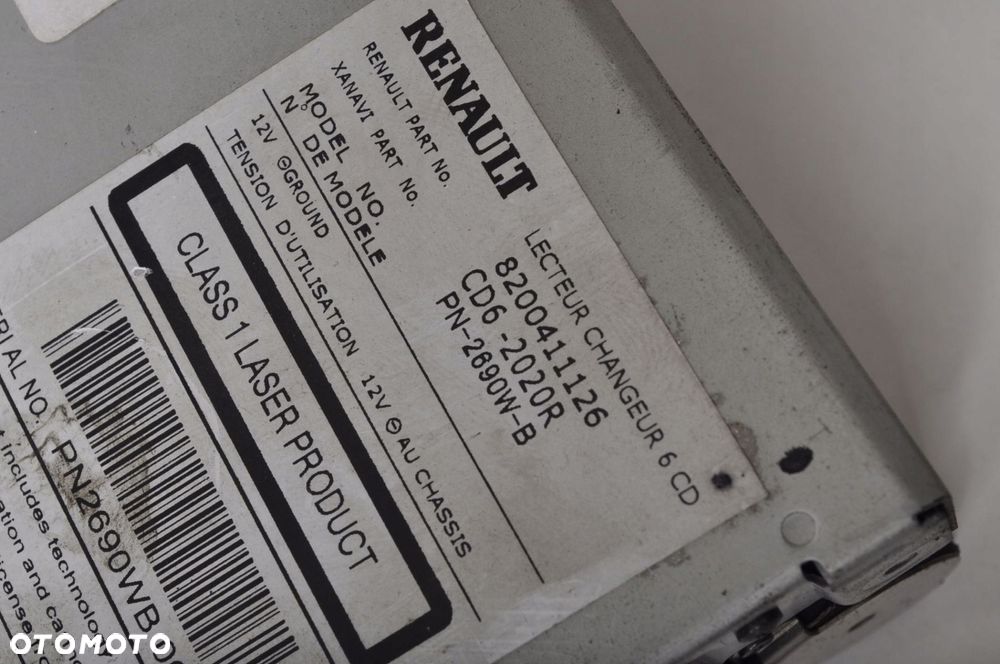 RENAULT VEL SATIS RADIO CD CABASSE AUDITORIUM 8200411126 MP3 - 3