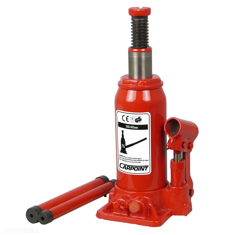Cric hidraulic Carpoint 5 Tone cu deschidere 20-40.5cm - 1