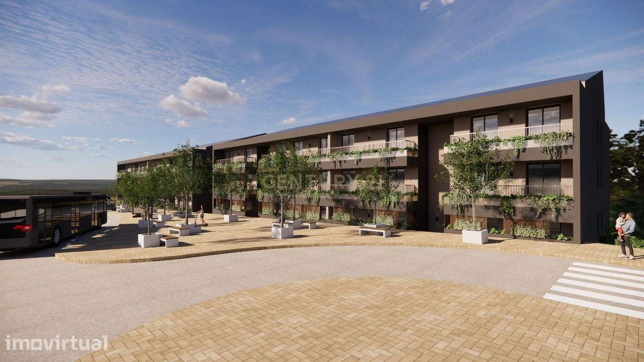 T2 em Lançamento | Condomínio com Piscina e Vista panoramica para a Ci - Grande imagem: 5/8