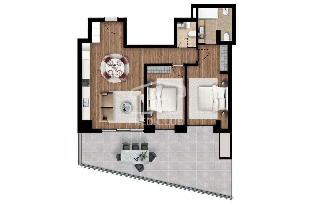 Apartamento T2 - Grande imagem: 5/7