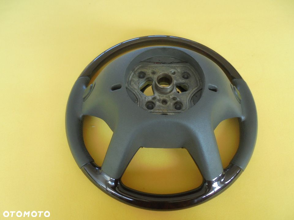 MERCEDES S KLASA W221 KIEROWNICA SIWA SKORA DREWNO - 5