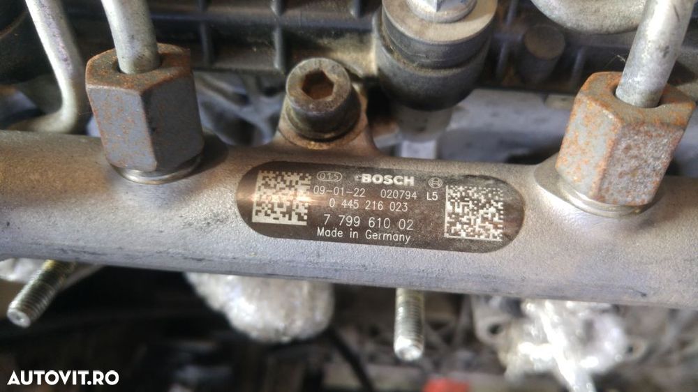 Rampa injectoare bmw seria 5 e60 facelift 525 3.0 d 306d3 0445216023 779961002 - 2