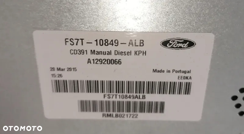 FORD MONDEO MK5 15r LICZNIK ZEGAR FS7T-10849-ALB - 2