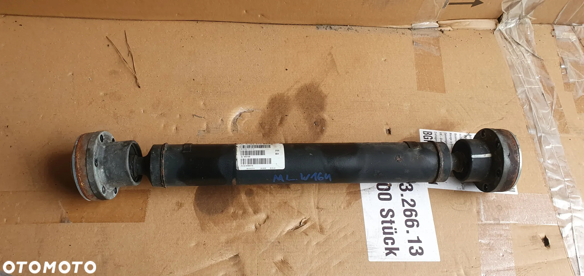 Wał napędowy przedni krótki Mercedes ML W164 3.0 CDI A1644100701 - 6