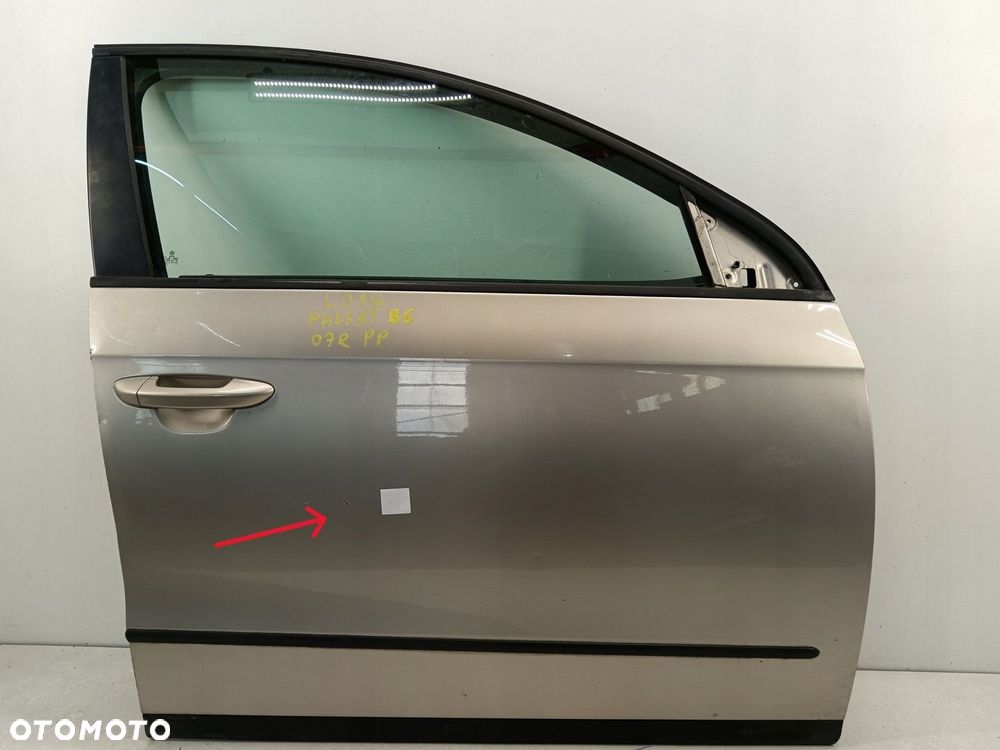DRZWI PRAWE PRZEDNIE VW PASSAT B6 05-10 LD1W - 2
