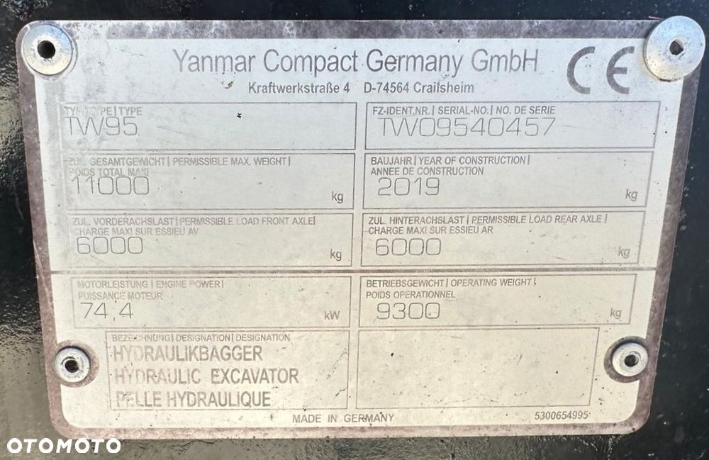 Schaeff TW95 - 13