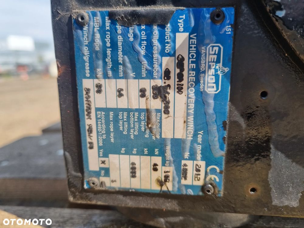 Wciągarka Sepson  hydrauliczna - 5