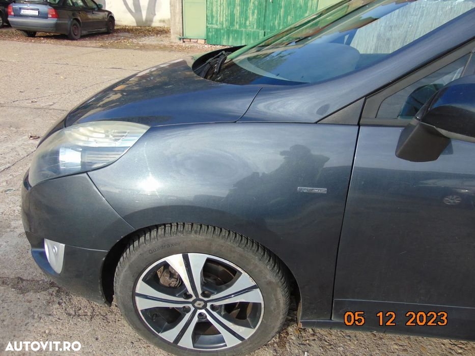 Fata completa renault Scenic 3 an 2009-2013 bara fata faruri aripi cap - 2
