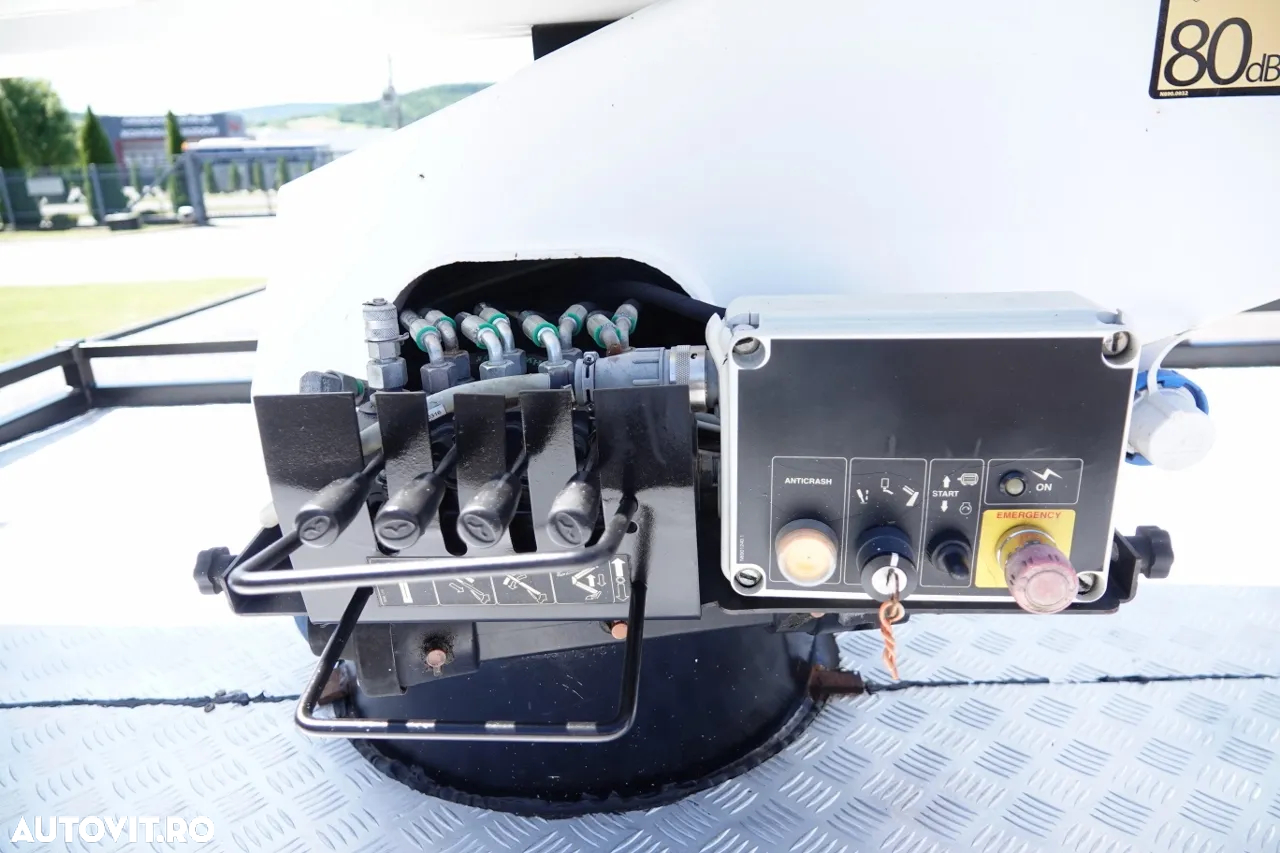 Renault MAXITY 110 DXI / ELEVATOR 20 METRI / ELEVATOR CU CULBIE TP20 / COȘ PENTRU 2 PERSOANE - 250 KG / 42.000 KM / CONTRACT POST-SERVICE - 20