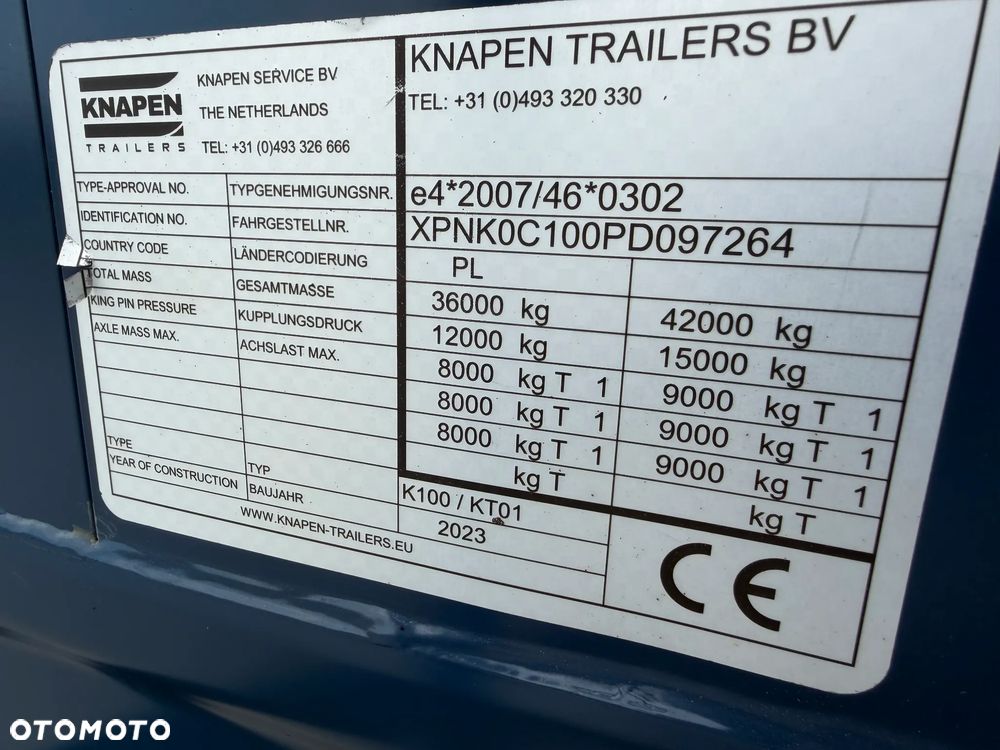 Knapen Ruchoma podłoga 92m3 2023 rok Podłoga 8 mm - 7