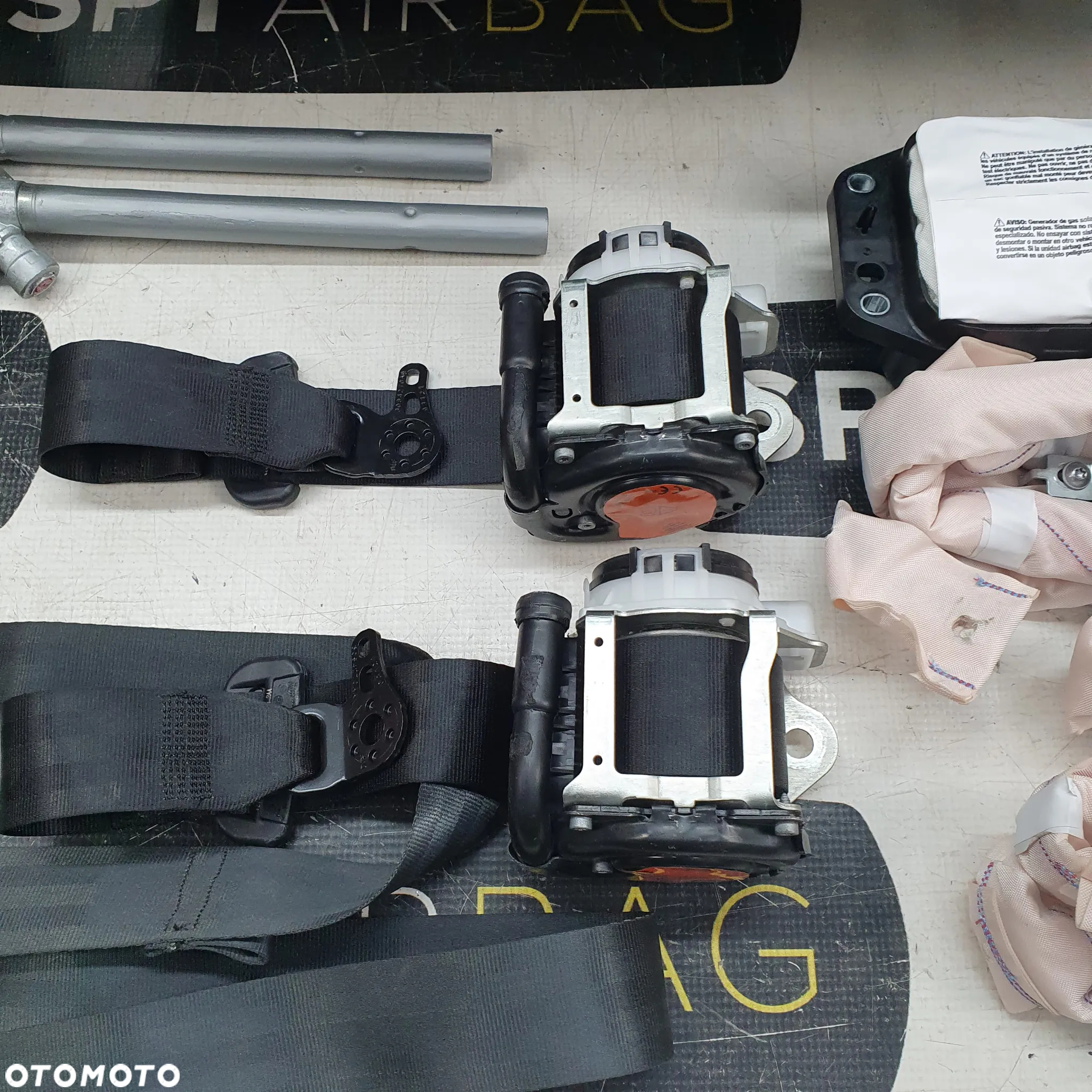 VW ID 3 ID.3 SZARA DESKA ROZDZIELCZA KONSOLA KOKPIT PULPIT PODUSZKI AIRBAG AIR BAG PASY KIT SET - 9
