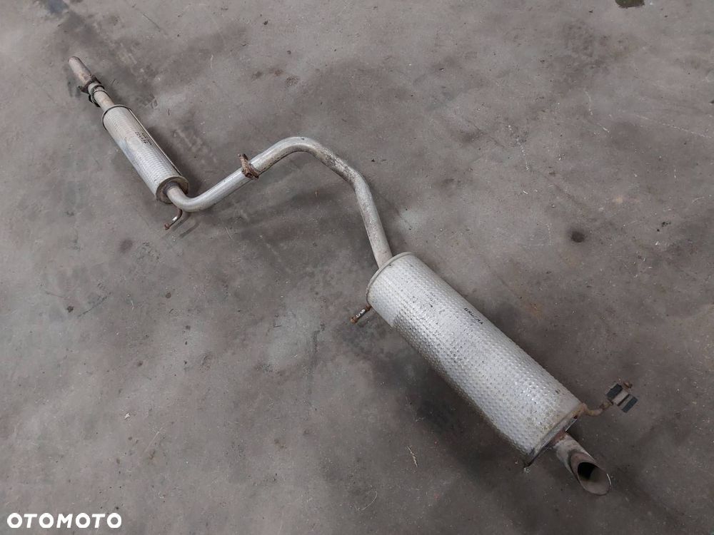 TŁUMIK WYDECH ŚRODKOWY + KOŃCOWY SKODA FABIA I 1.4 16V - 1