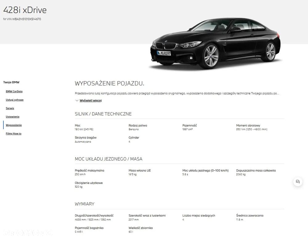 BMW Seria 4 428i xDrive M Sport - 15