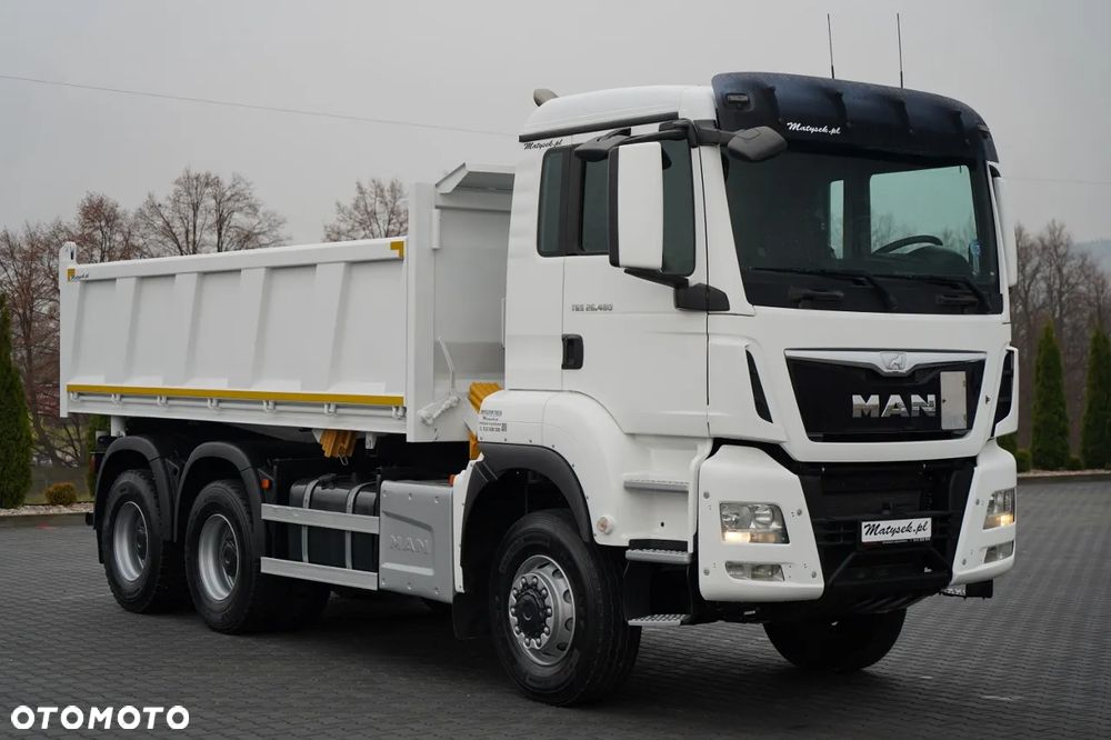 MAN TGS 26.480 / 6X6 / 3 STRONNA WYWROTKA /  HYDROBURTA / MANUAL / BORDMATIC - 16