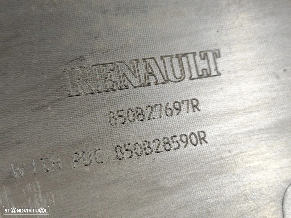 Parachoques trás traseiro original Renault Captur Mk1 fase 1 de 2013 a 2017 com sensores de estacionamento - 8