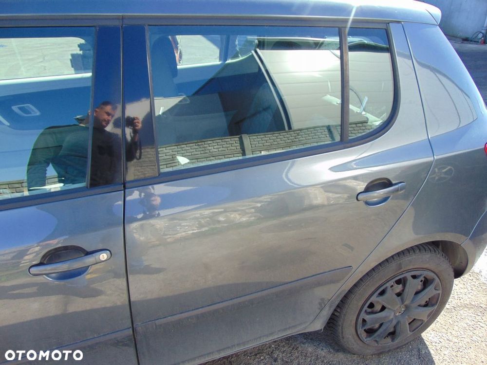 DRZWI LEWE TYŁ TYLNIE TYLNE SKODA FABIA II ROOMSTER PRZED LITF 9153 - 1