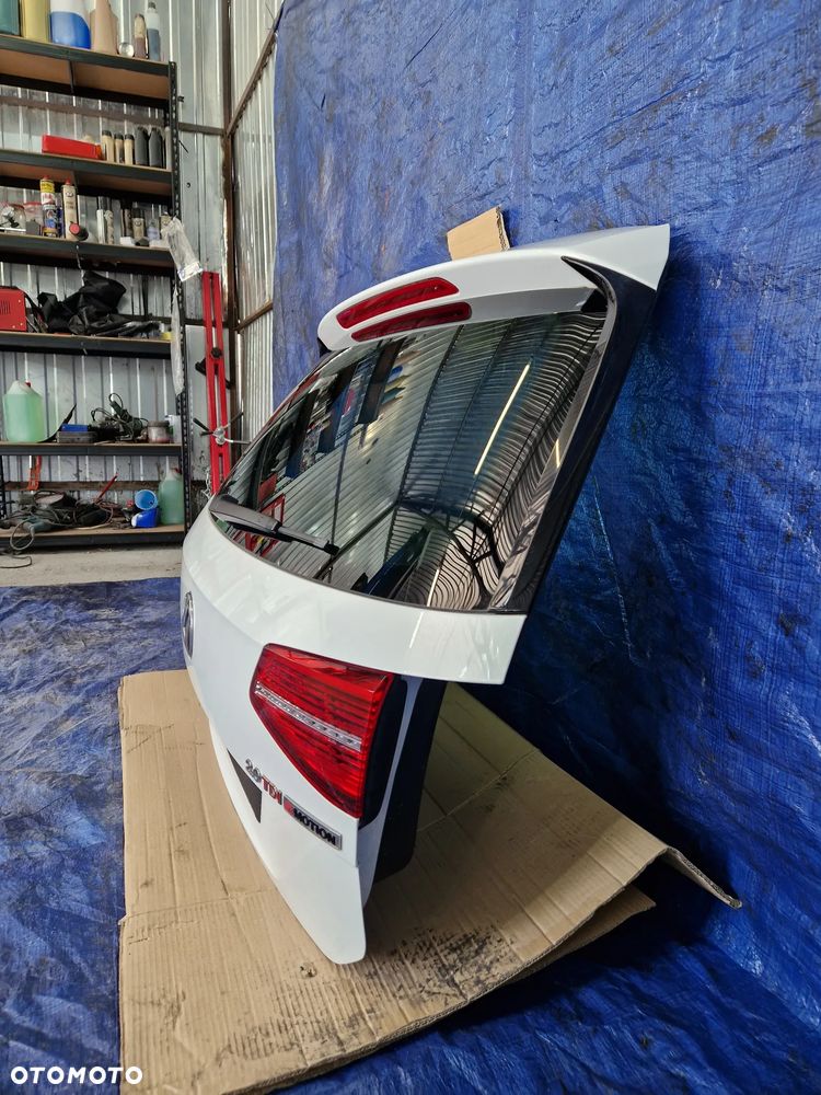 VW Passat B8 Kombi klapa tylna L0K1 biała perła kompletna - 5