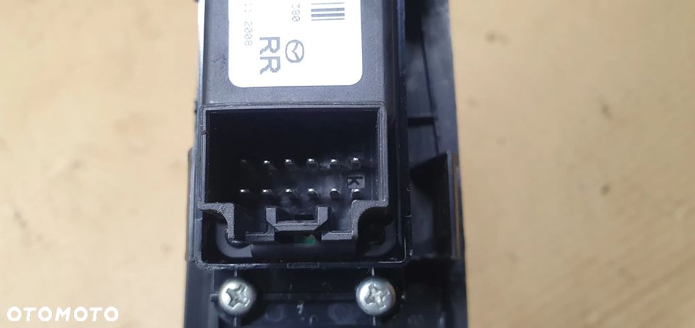 Przełącznik szyby prawy tył tylny Mazda 6 II GS1D66380 - 4