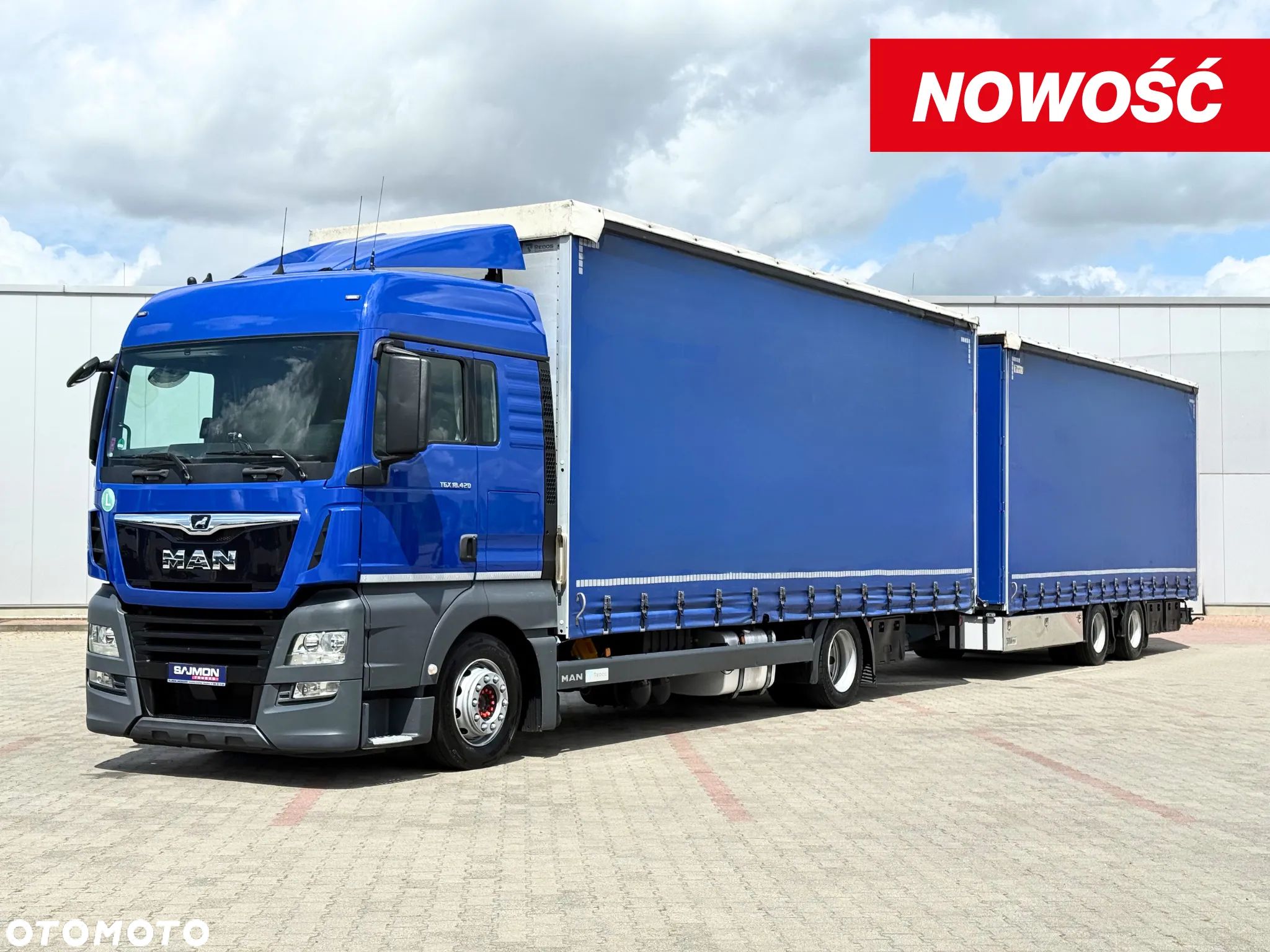MAN TGX 18.420 / PRZEJAZDOWY / ZESTAW TANDEM 120M3 / 7,75 M + 7,75 M - 1