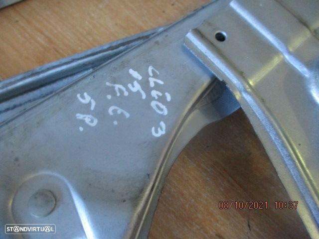 Elevador Sem Motor 8200291145 RENAULT CLIO 3 2005 5P FE RENAULT CLIO 3 2009 1.5 DCI 70CV 5P BRANCO FE - 3