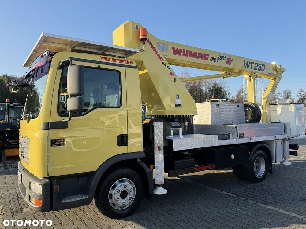 MAN TGL 8.210 Zwyżka WUMAG WT 230 23m w bok 18m podnośnik - 4