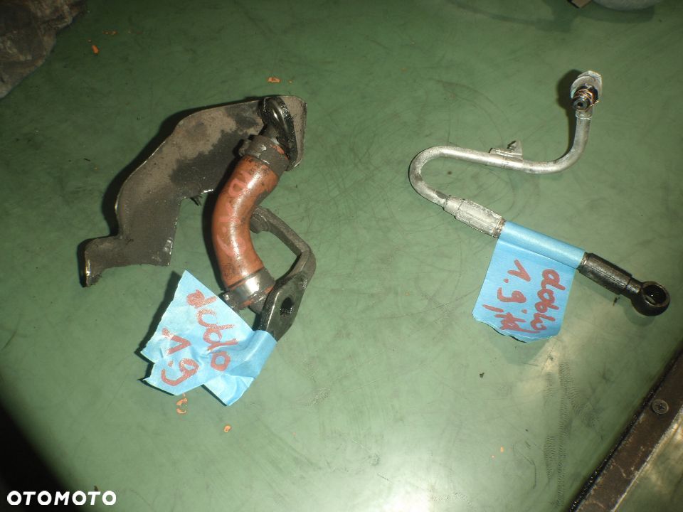 kolektor wydechowy rurka ścieku osłona oleju alfa 147 156 fiat doblo punto stilo 1.9 - 13