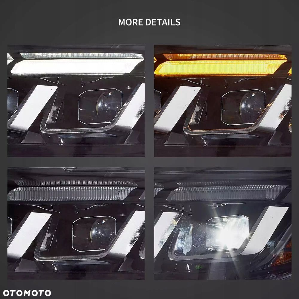 Reflektor Lampa kpl Vland Full Led Neon Tuning Ford Mustang VI 6 2015-2018 - 11
