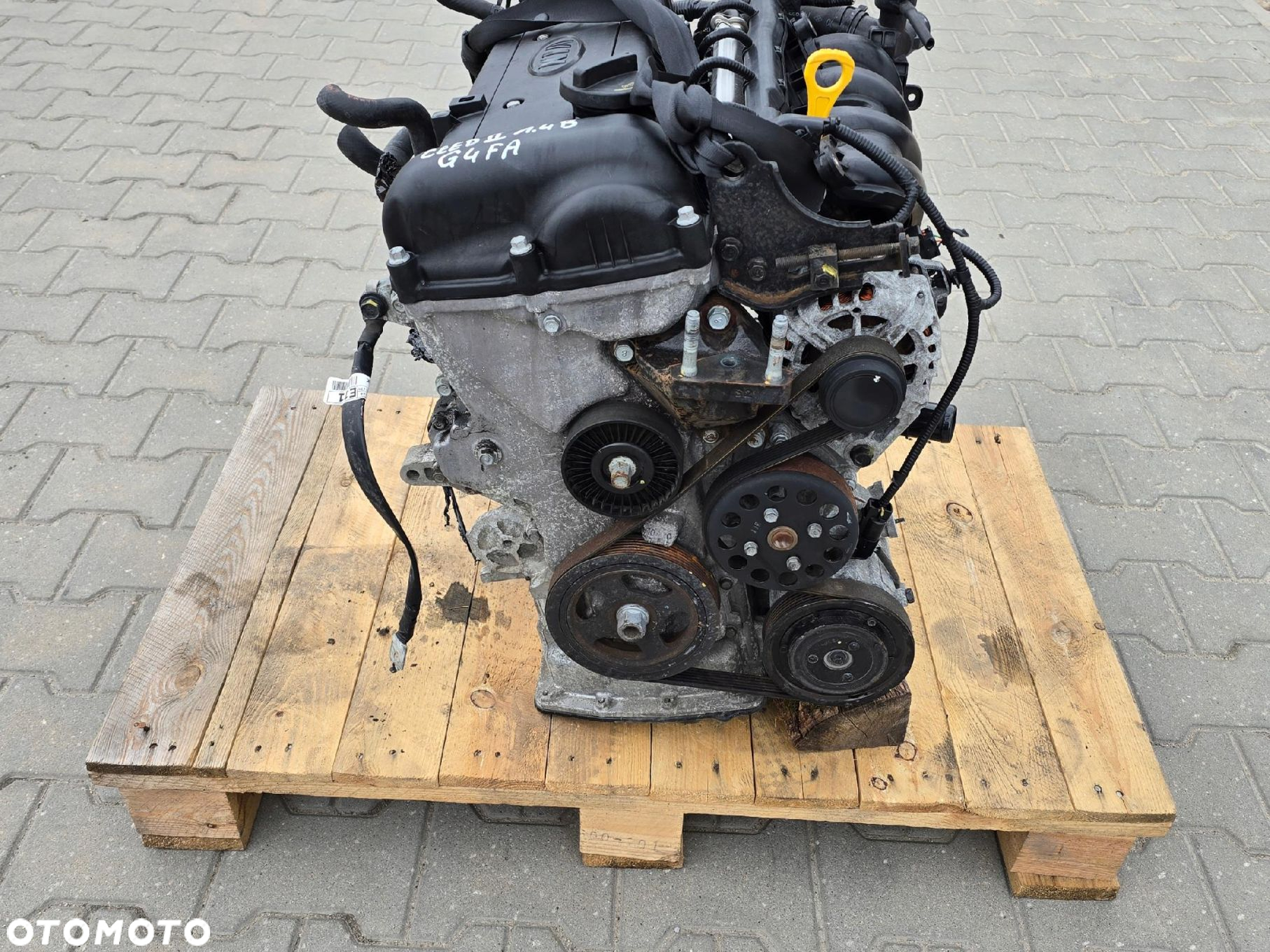 HYUNDAI I20 I30 II KIA CEED II SILNIKA 1.4 16V G4FA 161TYŚ.KM - 4