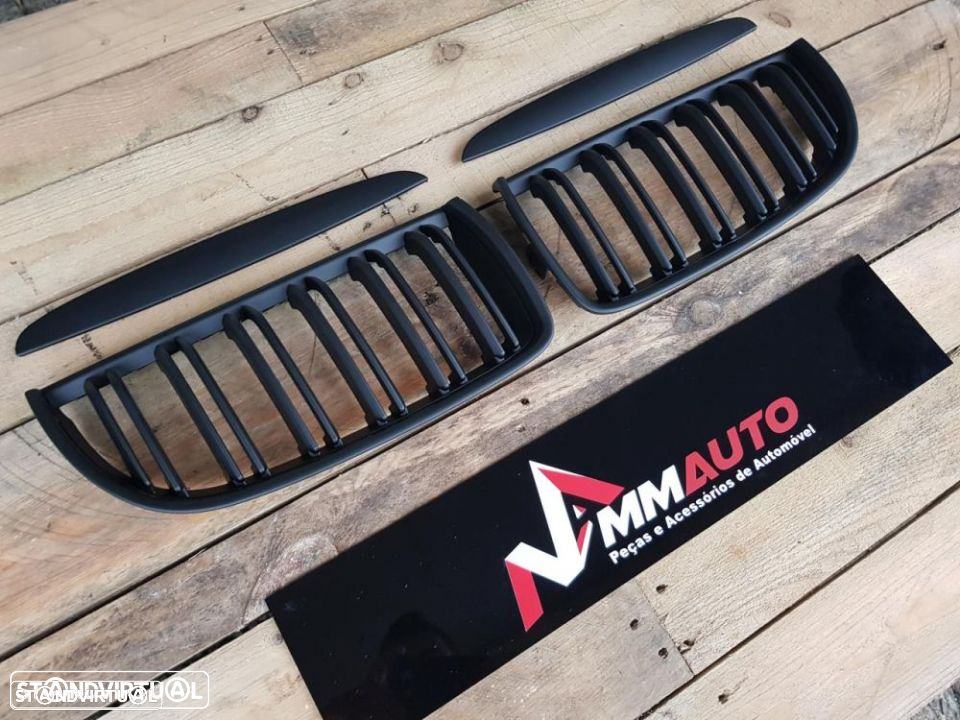 Grelhas BMW E90/91 Look M5 Preto Matte - 3