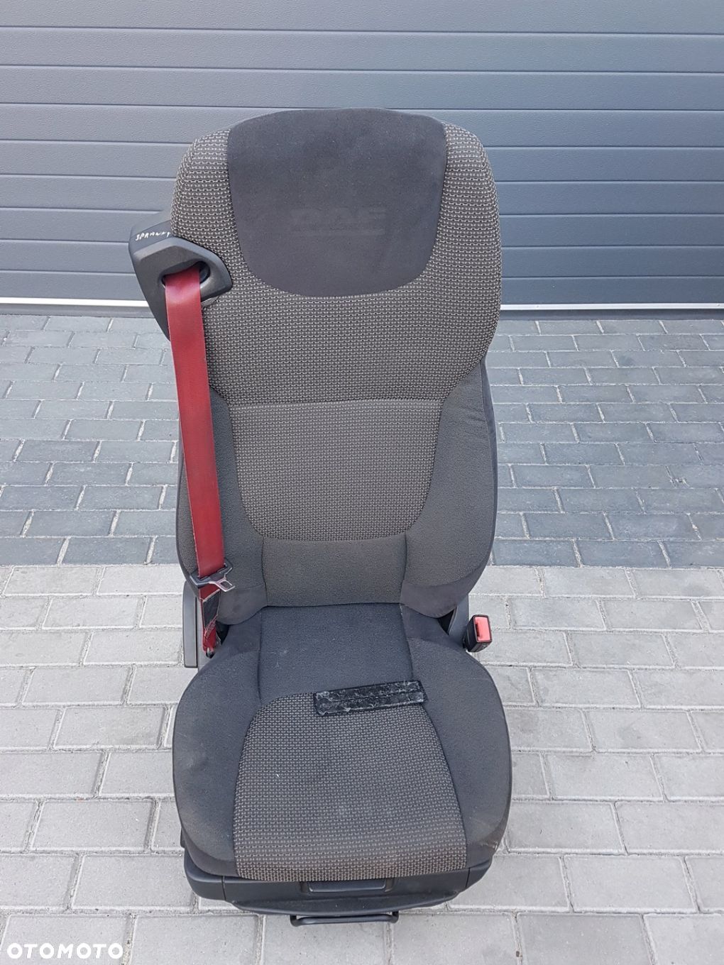 FOTEL KIEROWCY PASAŻERA PNEUMATYCZNY DAF LF EURO 6 ANGLIK AUTOBUS KOPARKA - 1