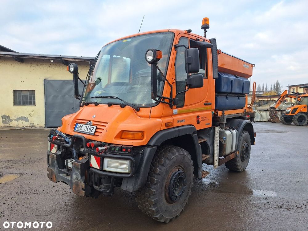 Versalift Unimog U400 4X4+ Stratos B30 24 Valn + Shmidt Kl V32 - 1