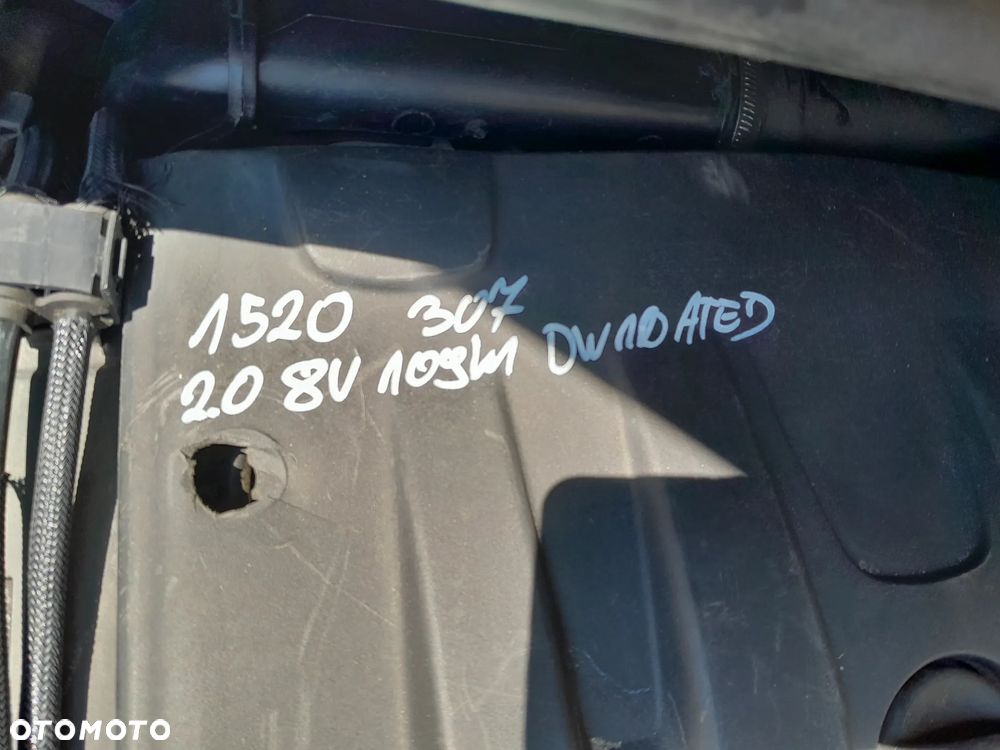 PEUGEOT 307 SILNIK 2.0 HDI 8V 109KM OZNACZENIE: DW10ATED - 2