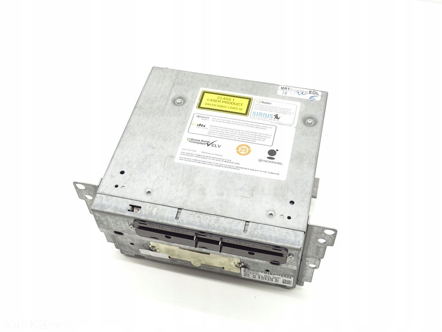 RADIO RADIOODTWARZACZ CZYTNIK NAVI NAWIGACJA BMW 6 F13 F12 F06 9274570 - 2